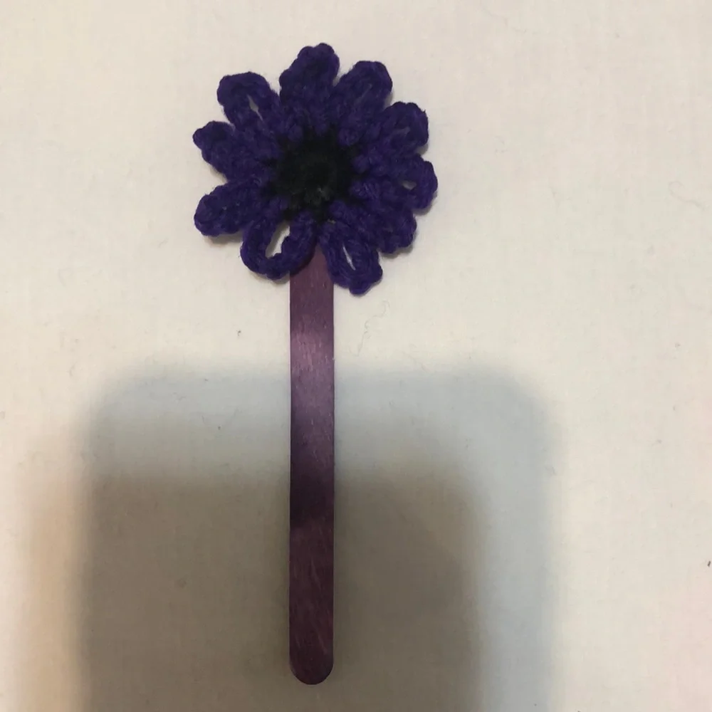 Flower bookmark Handmade crochet